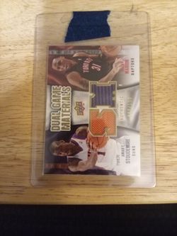 2009 Upper Deck Dual Game Materials Stoudemire/Marion 82/150 