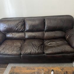Leather Couch MUST GO