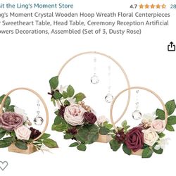 Ling’s Moments Crystal Wooden Hoop