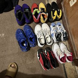 8 Retro Jordans 