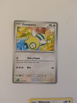 Dunsparce Pokemon Card PAL 156