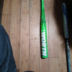 Green Worth Amp Slow-Pitch Softball Bat 34" 26 Oz