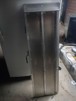 Portable folding wheelchair ramp
