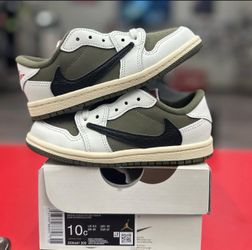 Jordan 1 Travis Scott Medium Olive Toddler