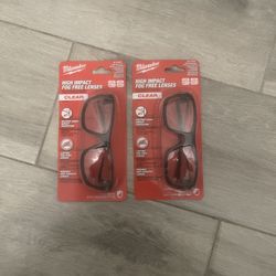 Milwaukee Performance Safety Glasses with Clear Fog-Free Lenses