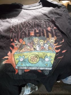 Scooby Doo Gang Mystery Machine Shirt. Grayish Black.M Men. Mint. $10.00 OBO