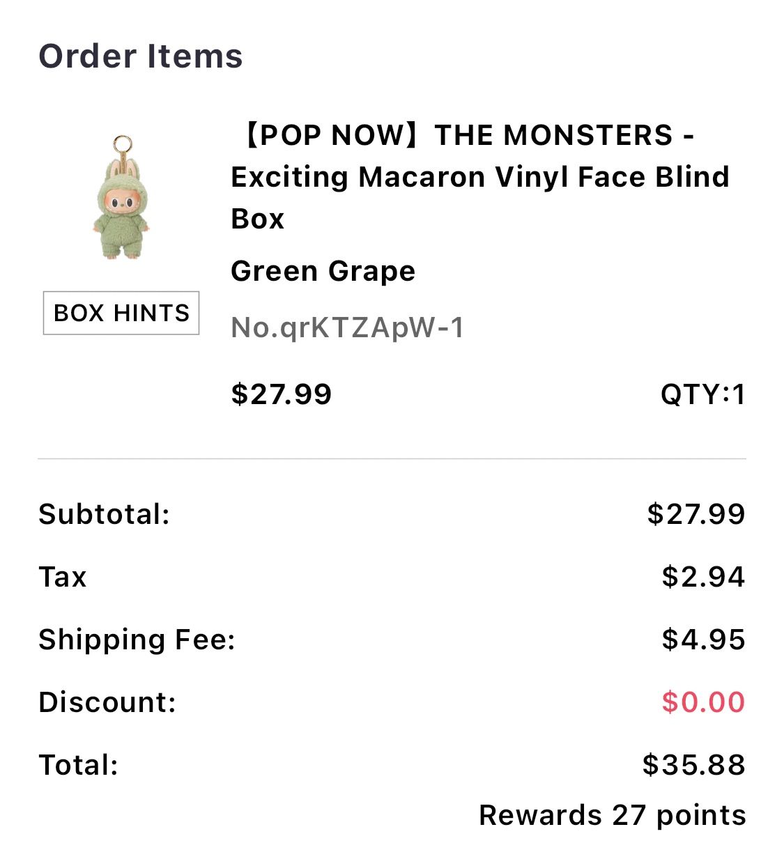 Brand New Green Grape