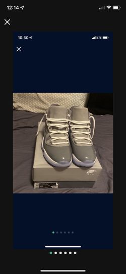 jordan 11 cool grey size 10 *never worn*
