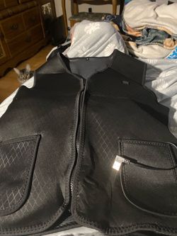 black heated vest sz xtra large