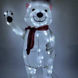 Home Accents Holiday 3 ft. 70- Light LED Polar Bear Yard Sculpture Free Shipping