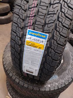 New set of tires 265 65 18 Goodyear