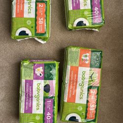 Baby Genics Size 1,2  Diapers   Never Opened   
