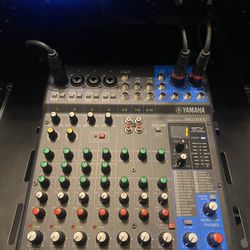 Like New Yamaha MG10XU Mixer With Rack Mount Drawer Shelf 