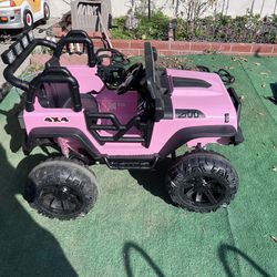 Pink Jeep Power Wheel