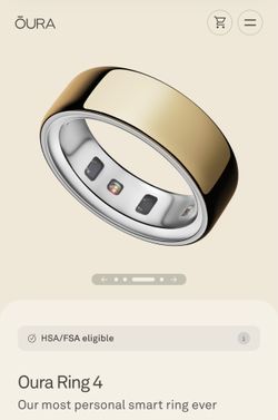 Gold Oura Ring Size 6