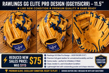 🔥 RAWLINGS GG ELITE PRO DESIGN 11.5” (GGE115ICRR) – LIKE NEW! 🔥