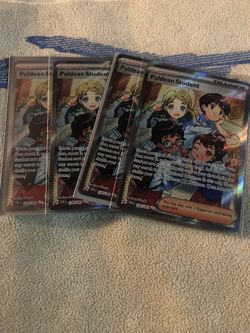 Paldean Students Holo Near Mint 