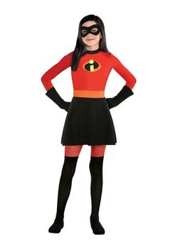 Incredibles 2 girl costume size toddler 3-4 and child Small