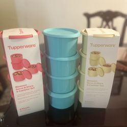 Set De 4 Piezas Tupperware Nuevos 