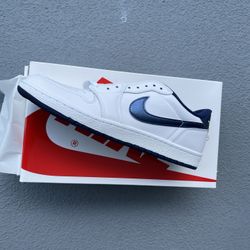 Metallic Blue Jordan 1 Low