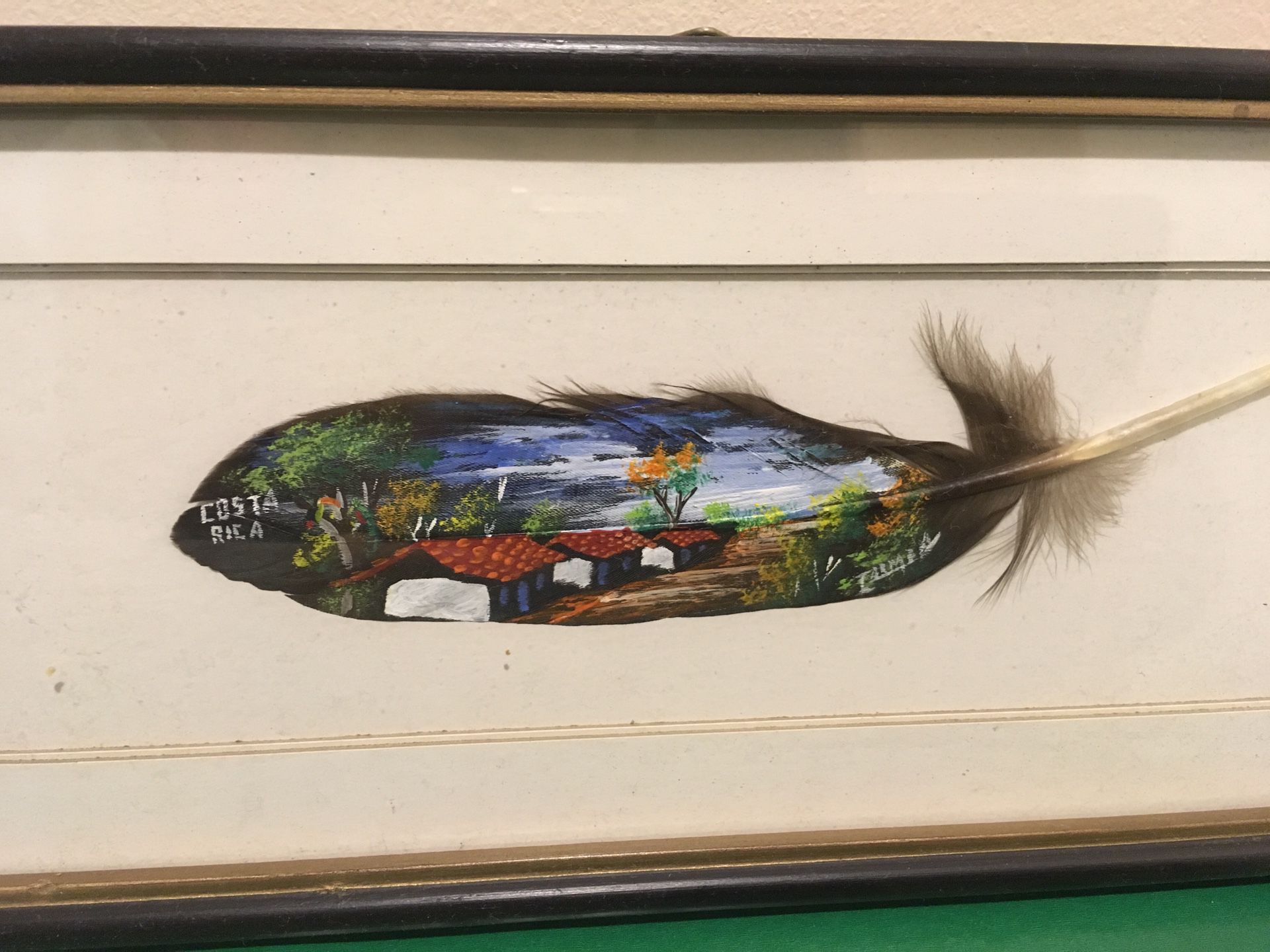 Hand Painted Feather Art