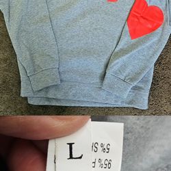 Womens baseball crew neck sweater