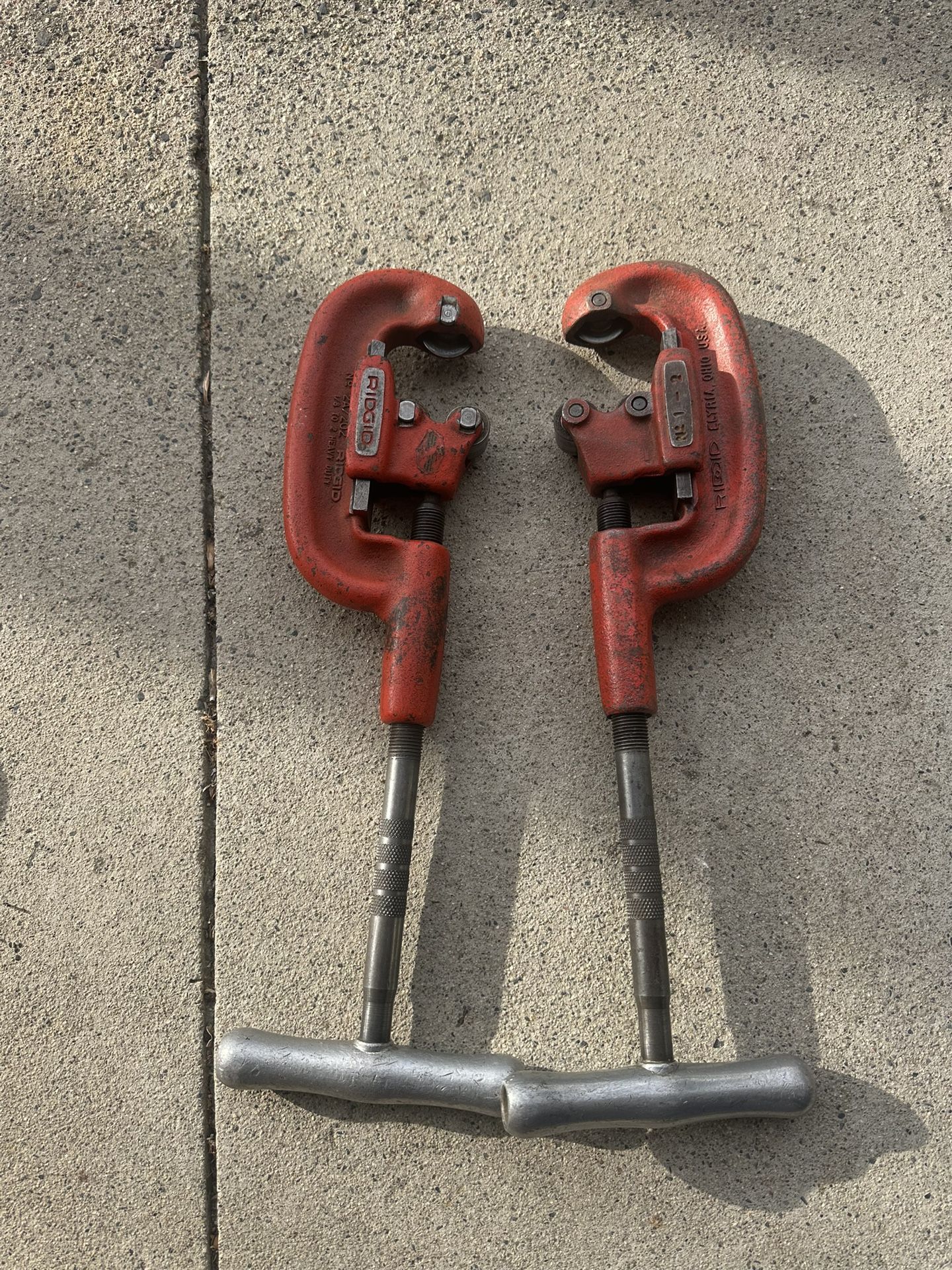 Rigid Pipe, Cutters, And threader