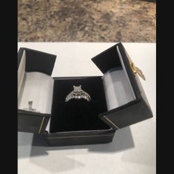 White Gold Diamond Wedding Set NEW