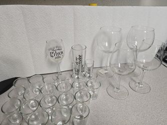 Shot Glasses And Wine Glasses 