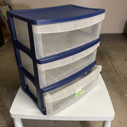 Plastic 3 Drawer 