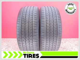 2 Bridgestone Turanza EL450 RFT 225/50R18 Used Tires 8.1/32 Tread 95V 2255018