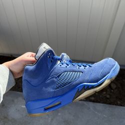 Jordan 5s Blue suedes