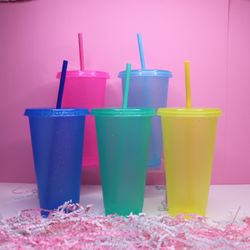 Glitter Cold cups 24oz And 16oz