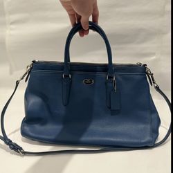 Blue Coach Bag 