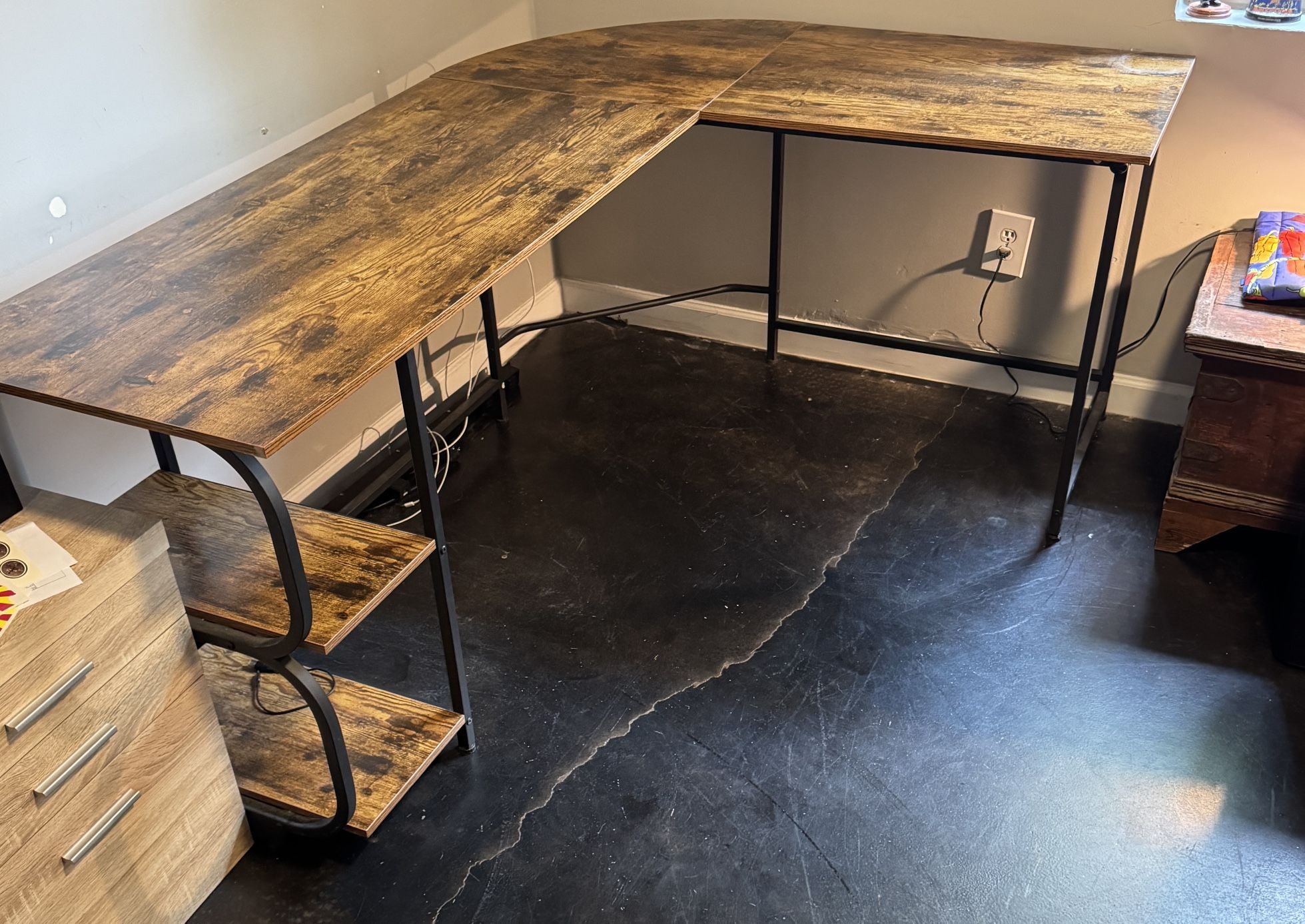 Reversible Corner Desk Office Desk