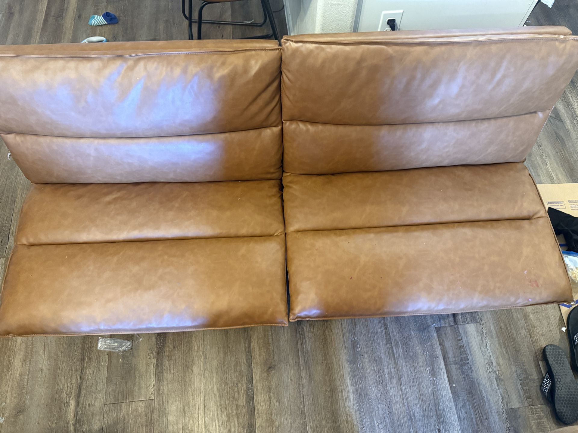 Pleather Futon