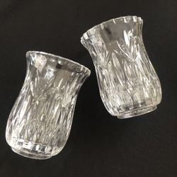 Votive Candle Holder Pair (2) Glass- Home