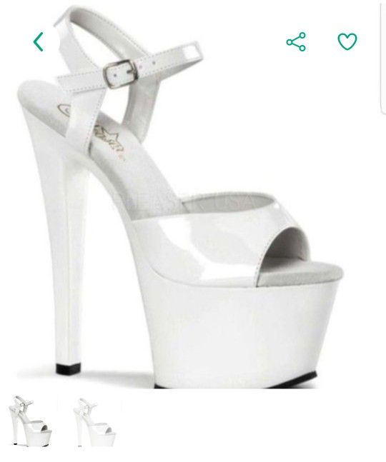Stilettos By Pleaser Sexy Than Ever Heels🔥 
 Size: 7 & 8
Heel: 7"