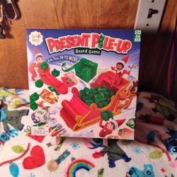 The Elf on The Shelf Present Pile Up Board Game