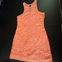 Lilly Pulitzer Womens Large  Crochet Dress Beach Vacation Pool Summer Casual