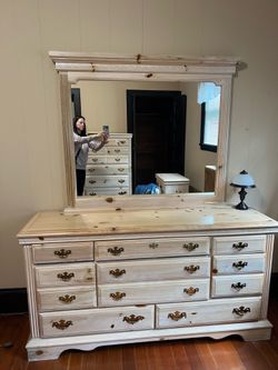 6 piece pine bedroom set