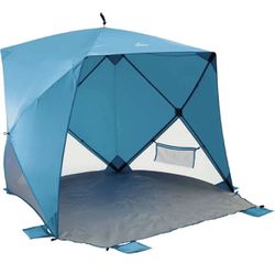 Quest Quickdraw Outdoor Sun Shelter Canopy NEW Light Blue Beach Tent