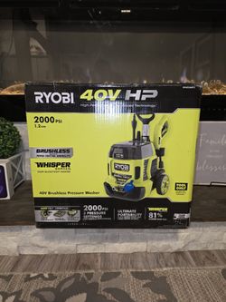 Ryobi Pressure Washer