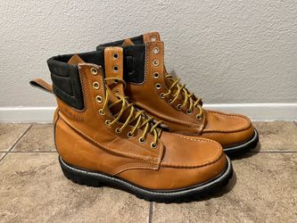 Montgomery Ward Leather Work Boots Men’s 12