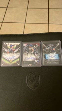 Dalton Rushing Autographed cards Dodgers