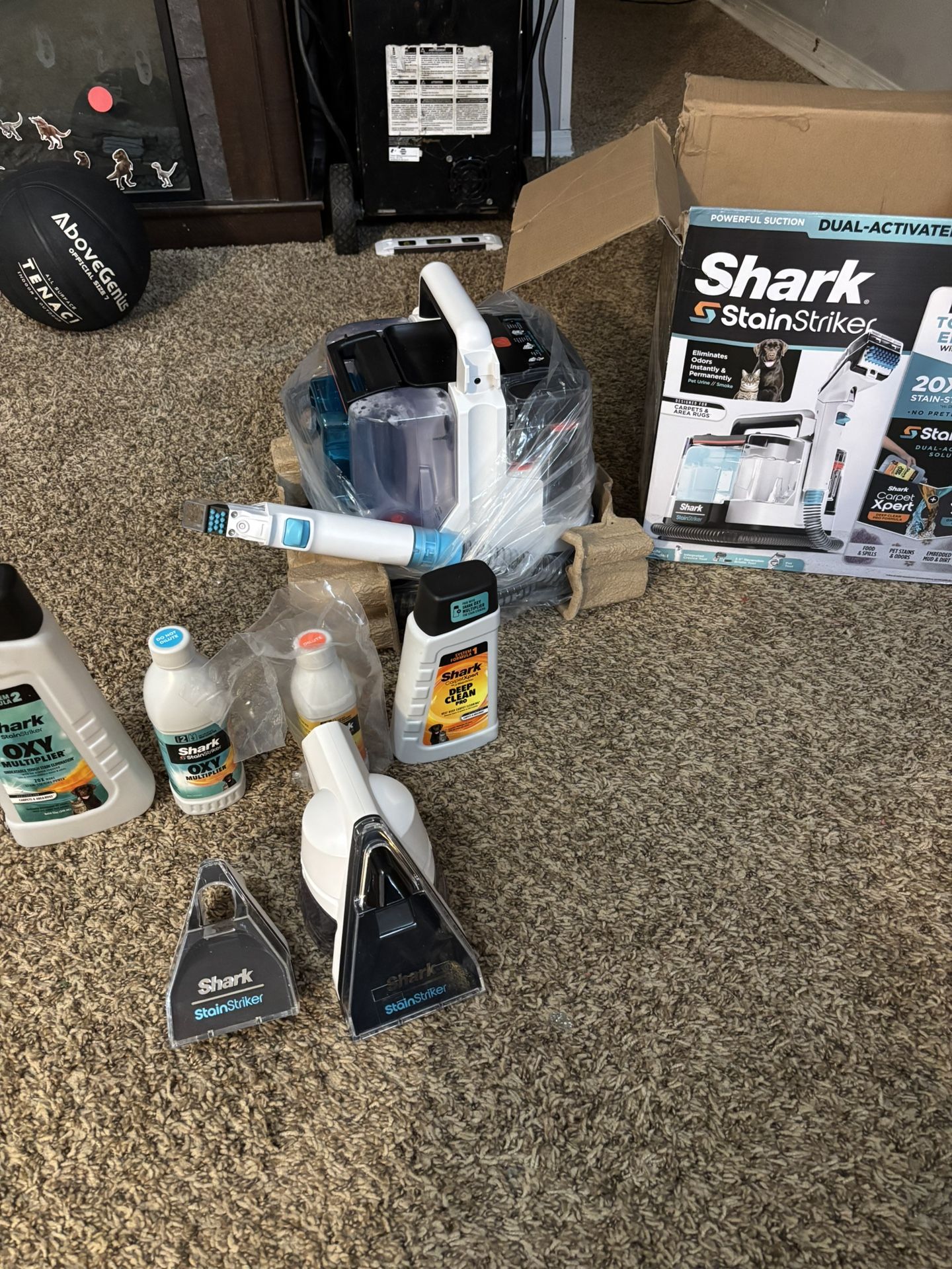 Brand New Shark Stain Striker carpet cleaner