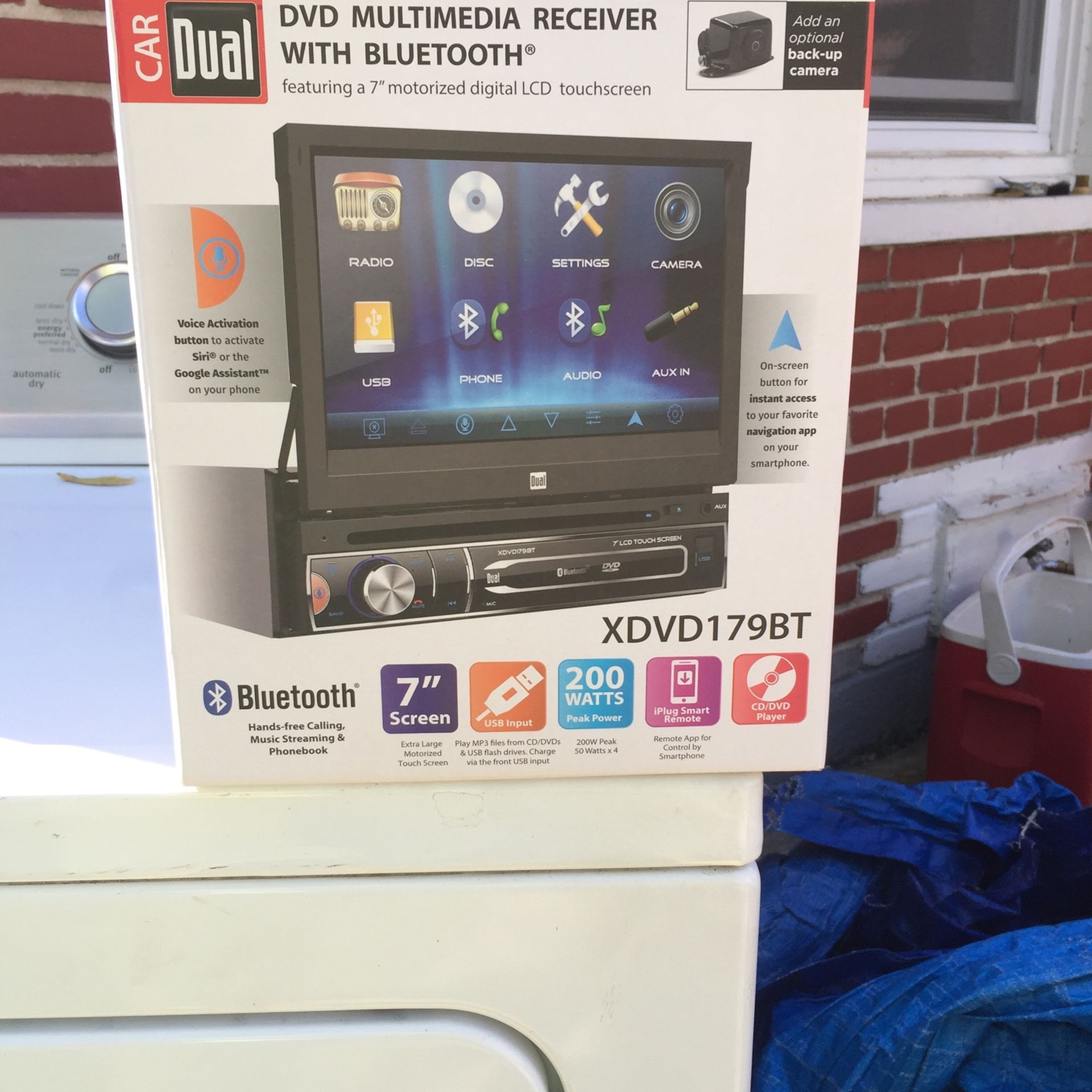 DVD Multimedia Receiver With Bluetooth 7inch