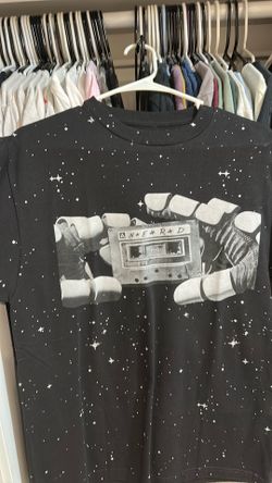 N.E.R.D. x Pleasures Space T-Shirt Double Sided AOP Graphic Men’s Medium Rare