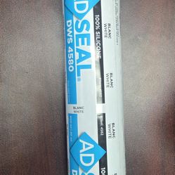 WHITE SEALANT 100% SILICONE, ADSEAL DWS 4580