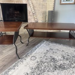 Coffee And End Table 